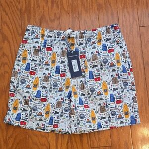 Vineyard Vines Colorful Pull-On Chino Shorts Size 16 NWT